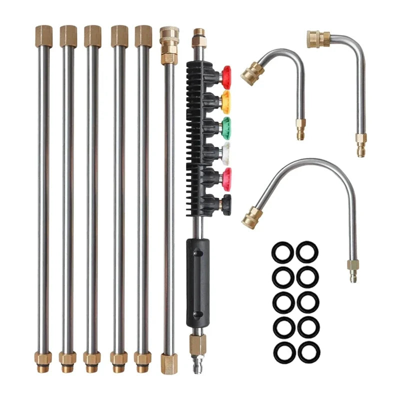 Pressure Washer Extension Wand Set with 6 Spray Nozzles