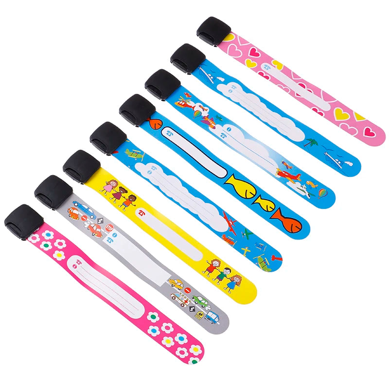 4PCS Adjustable Kids Safety Wristbands