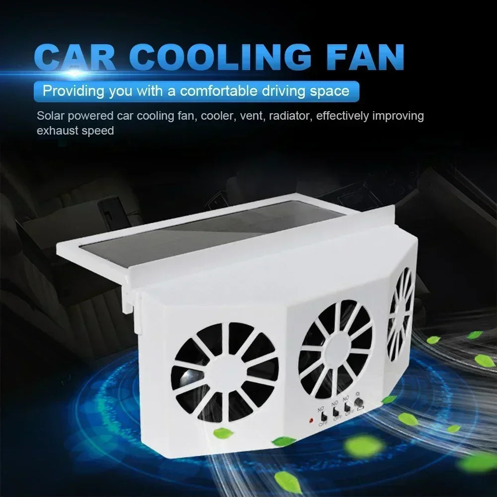 Triple Window Car Fan