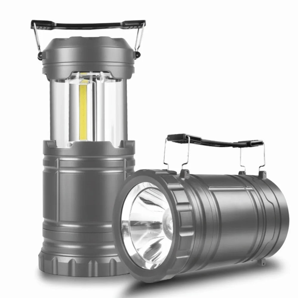 Solar & Battery Emergency Portable LED Camping Lantern
