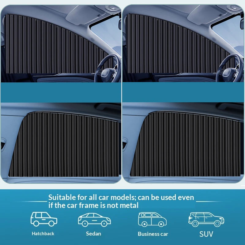 Foldable Car Side Window Sun Shades (2/4 PCS)