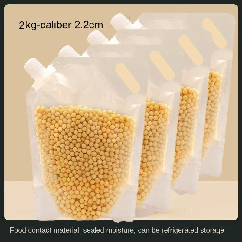 4-Pack Airtight Food Storage Bags (New)