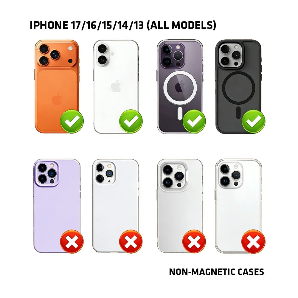 3-in-1 Magnetic Suction Phone Holder