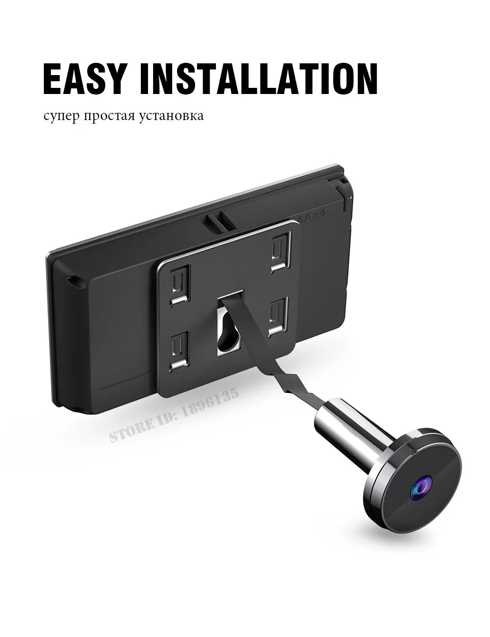 3.5" Digital Door Peephole Viewer