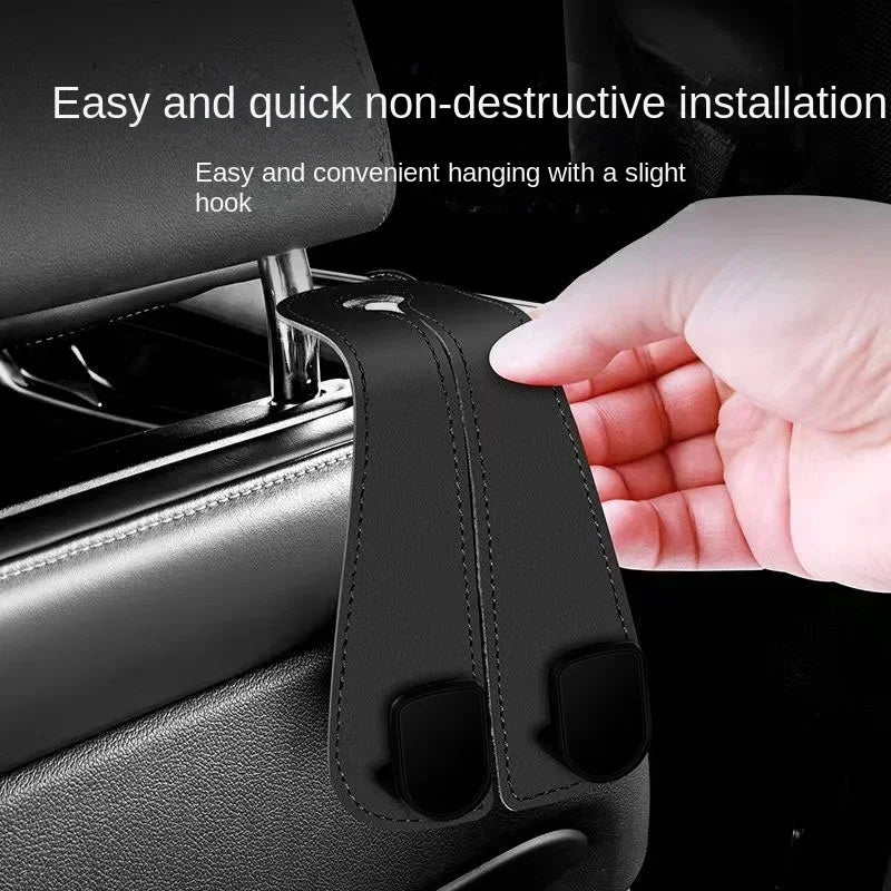 Leather Car Seat Back Hook (MR)