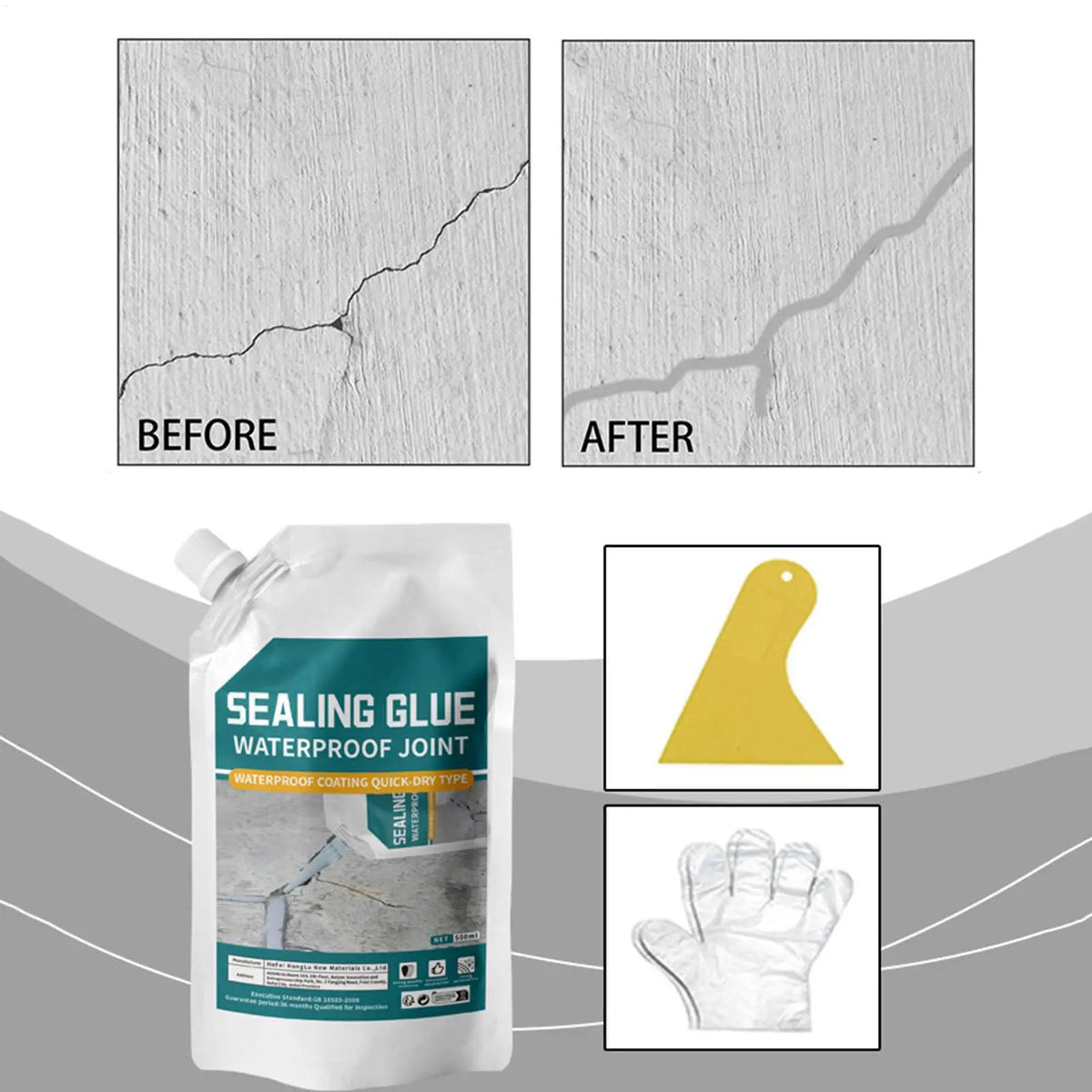 Concrete Crack Repair Filler 500ml
