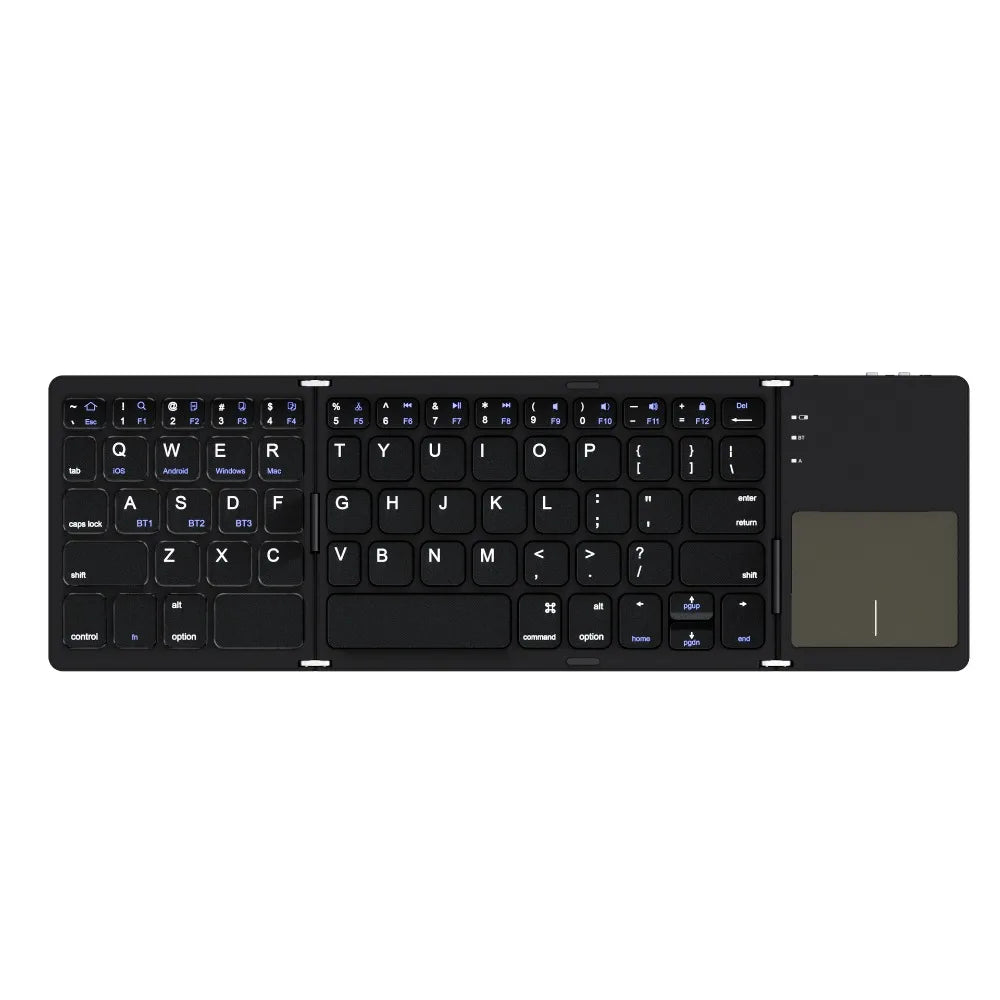 Ultra-Compact Foldable Bluetooth Wireless Keyboard