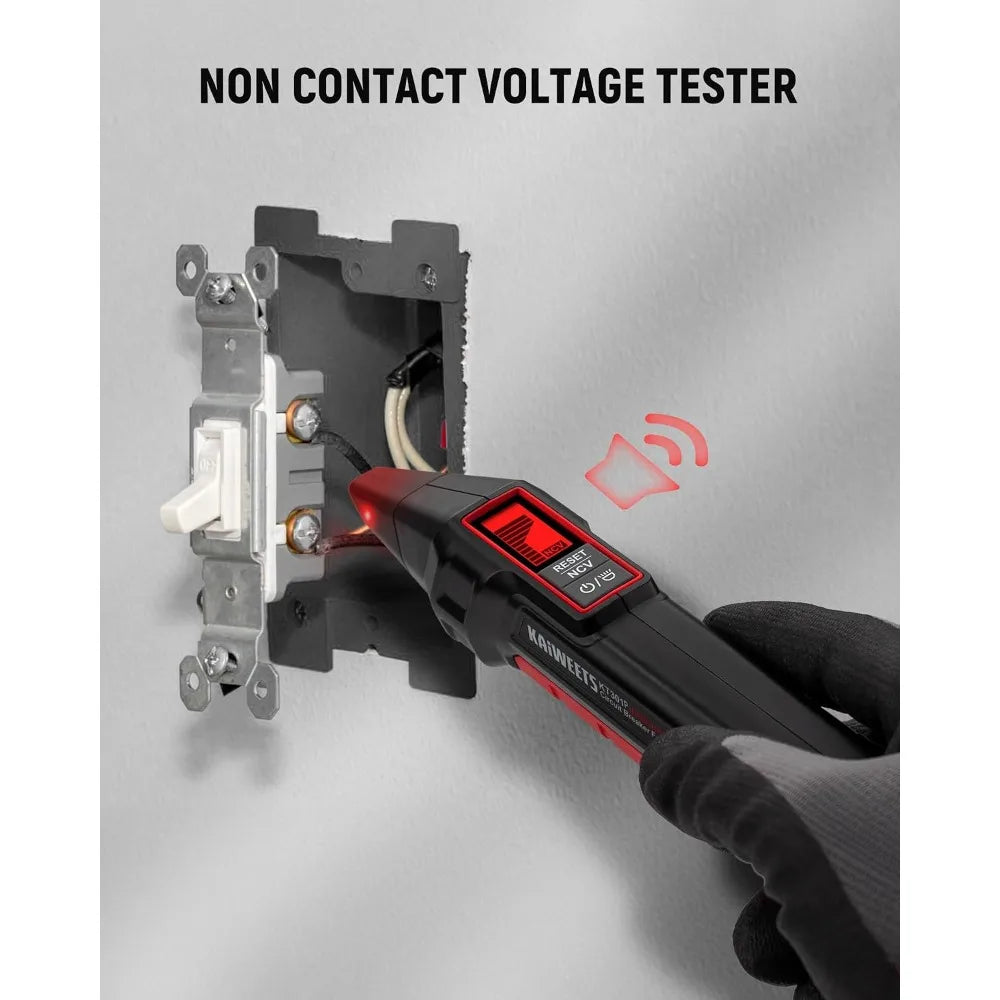 Circuit Breaker Finder & GFCI Outlet Tester with LCD Display