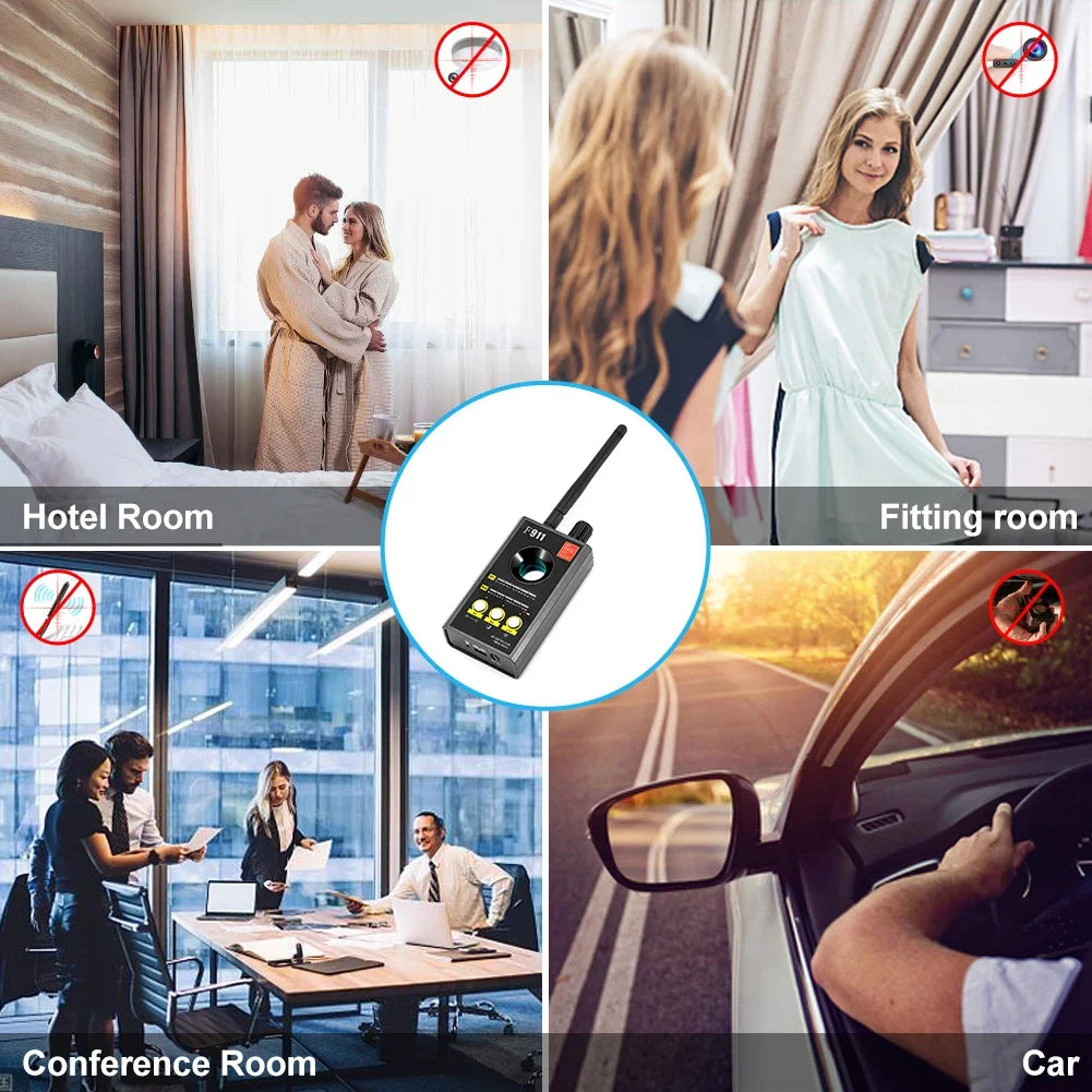 3-in-1 Hidden Camera & RF Signal Detector