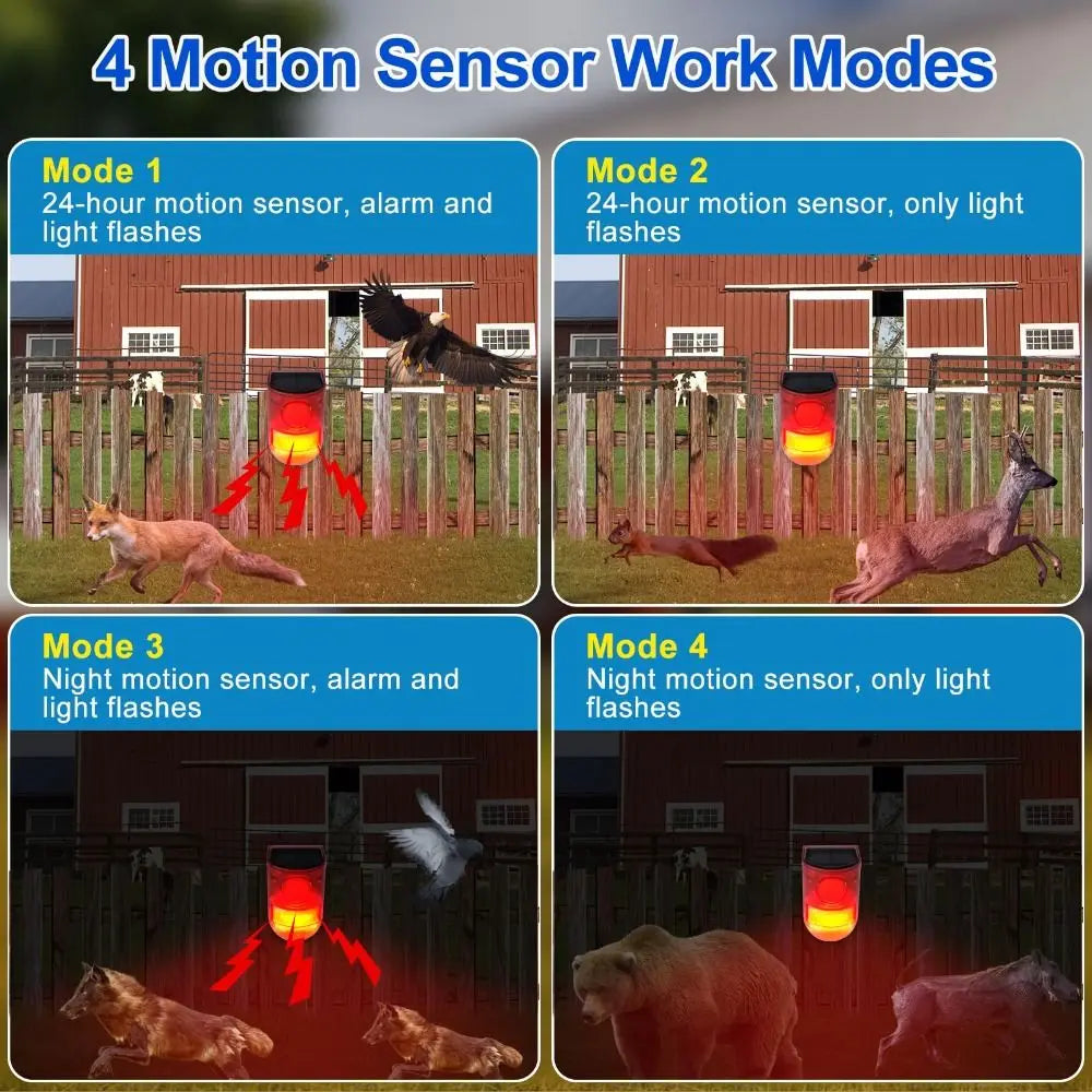 Solar Motion Sensor Alarm