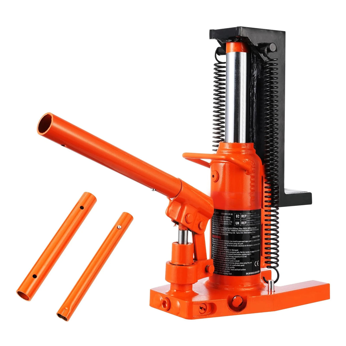 2.5T Air Hydraulic Toe Jack Lift