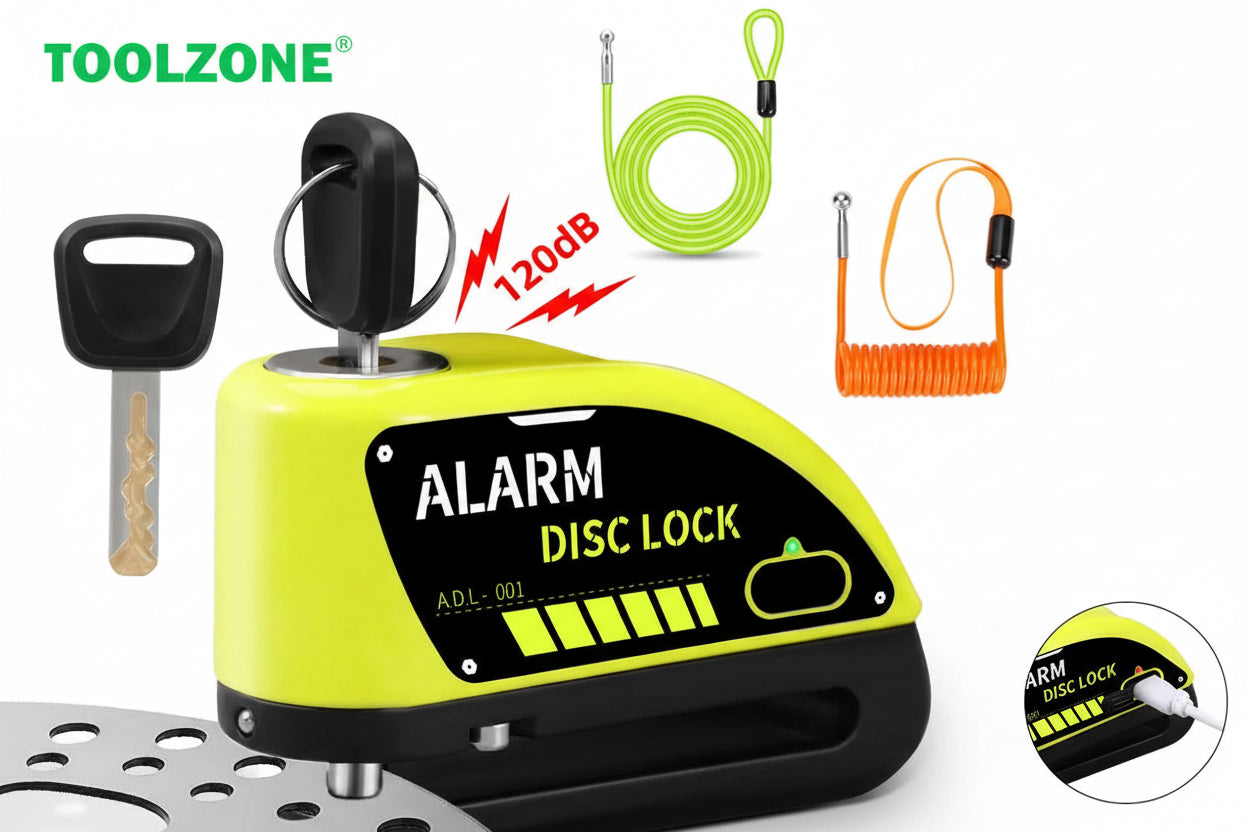 120dB Motorcycle Disc Brake Alarm Lock