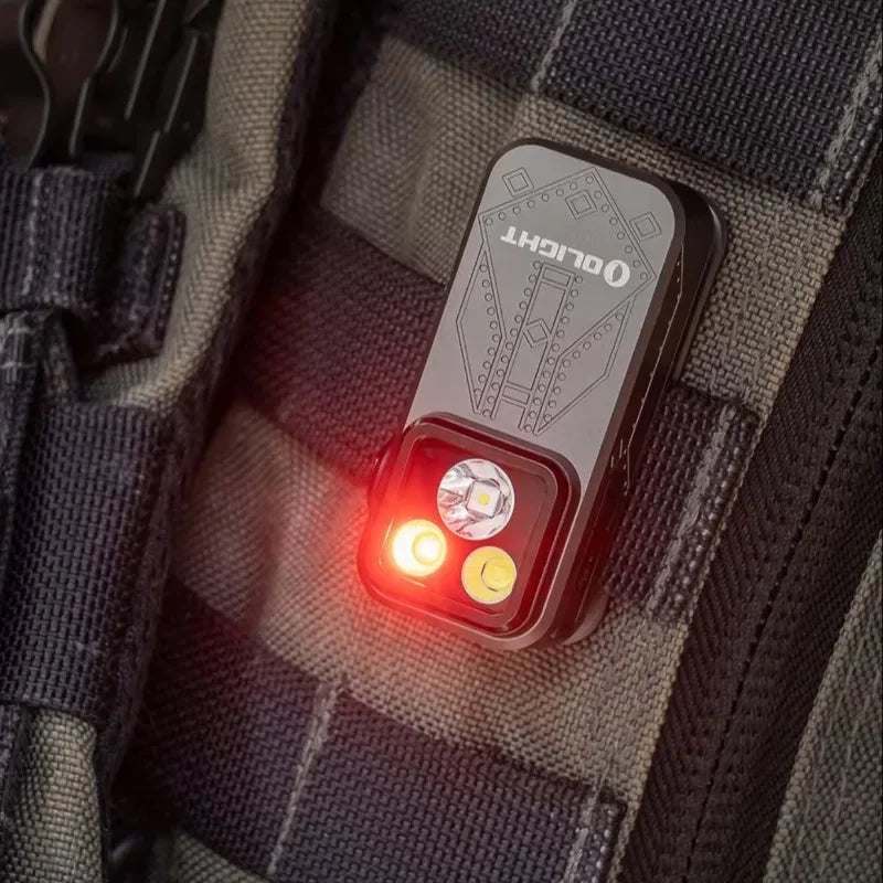Mini Magnetic Clip-On LED Flashlight