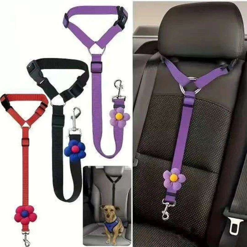 Adjustable Pet Car Seat Belt (T)