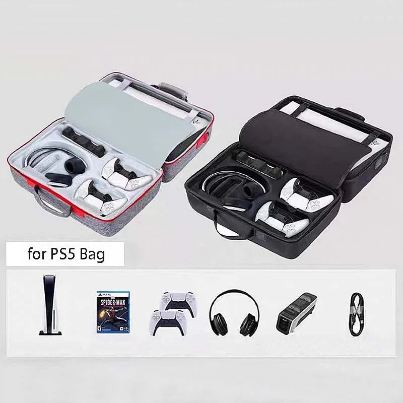 PS5 Protective Carrying Case – Shockproof Storage Bag