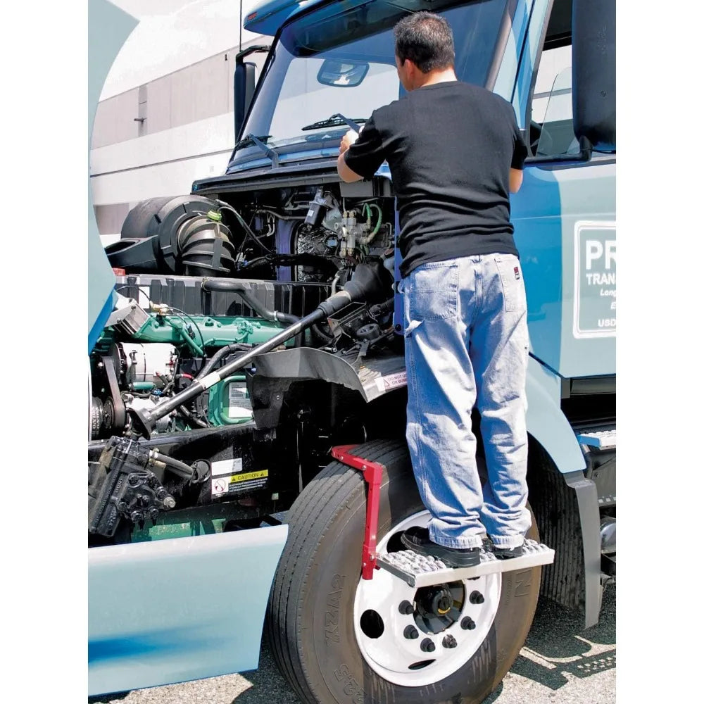 Adjustable Folding Truck Tire Step (300 lbs)