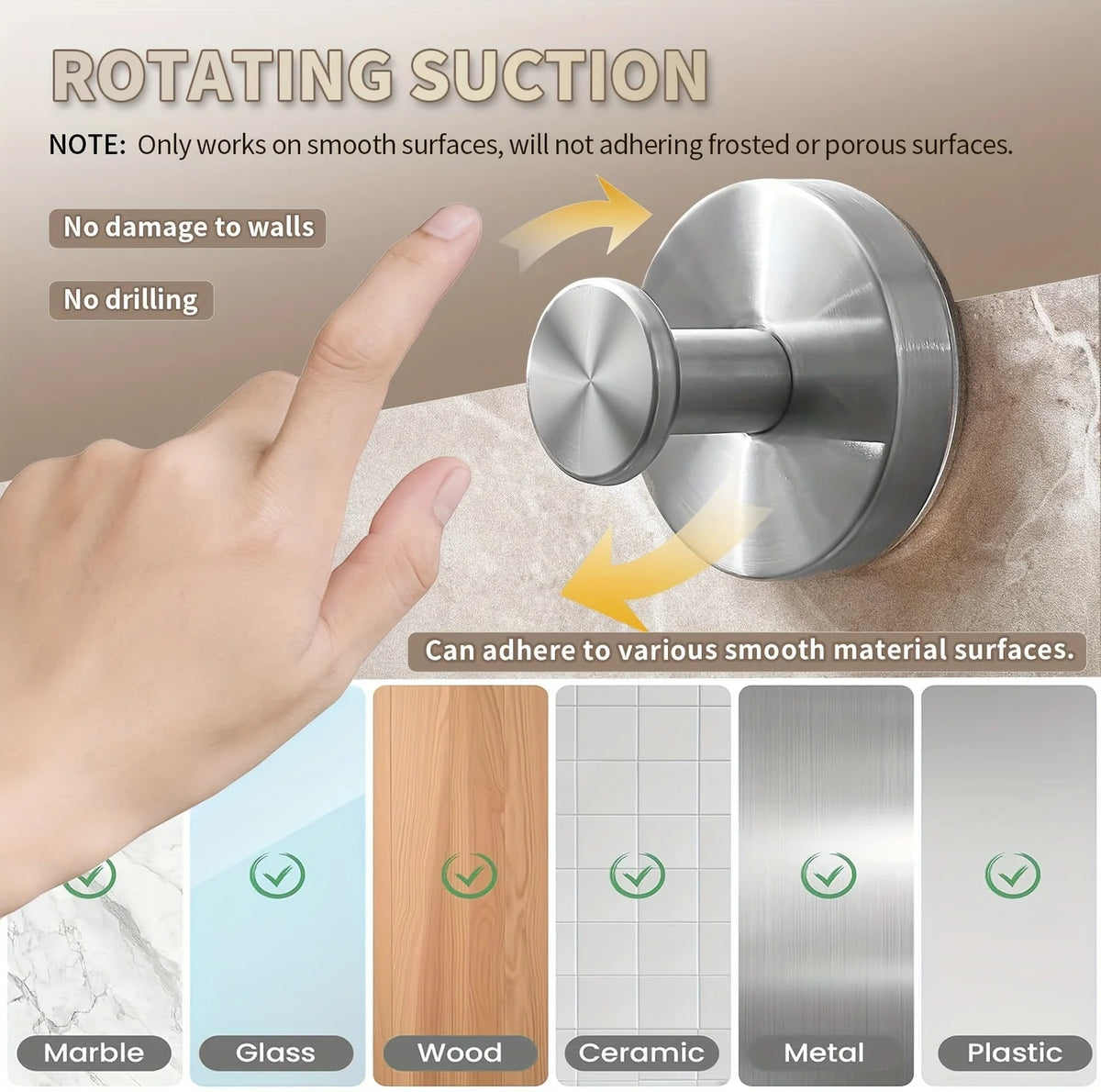 Vacuum Suction Cup Hooks