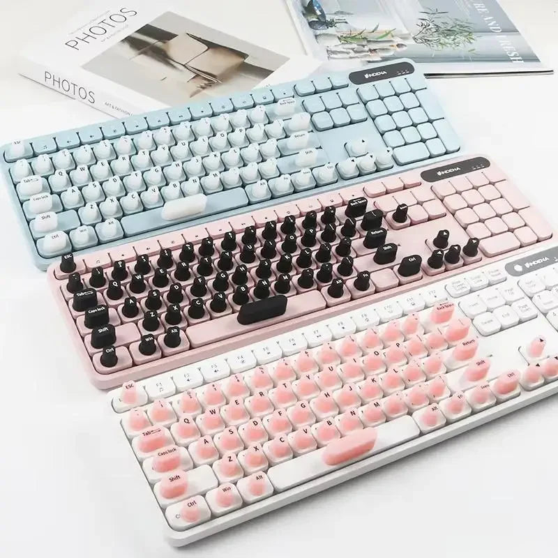 70PCS Raised Silicone Keyboard Stickers for Long Nails