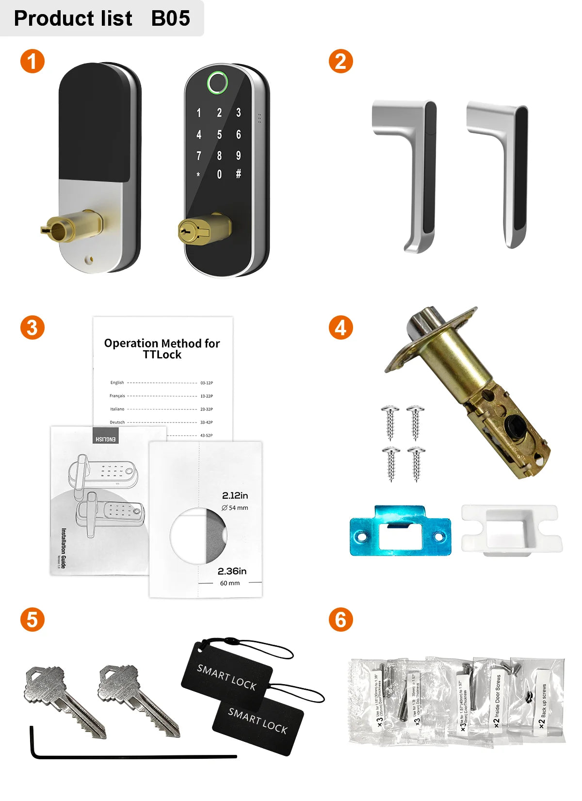 Smart Fingerprint Keyless Door Lock