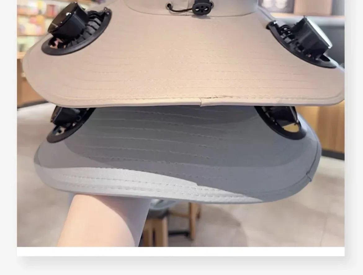 Solar Cooling Sun Hat