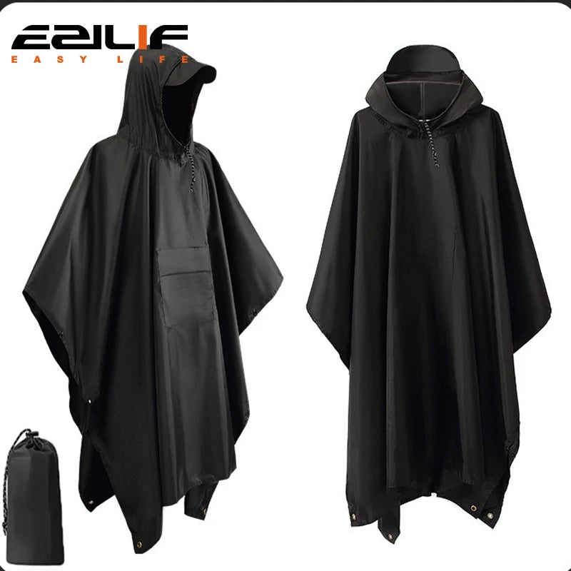 3-in-1 Military Rain Poncho Shelter