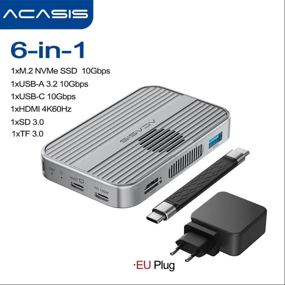 Magnetic M.2 NVMe SSD Dock (SSD Not Included)