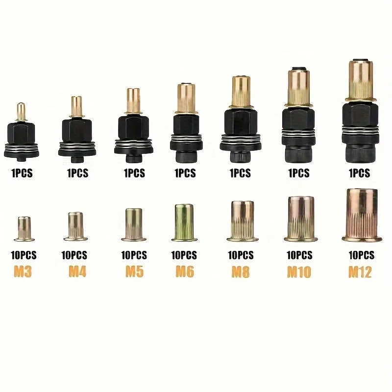 77PCS Rivet Nut Tool Kit