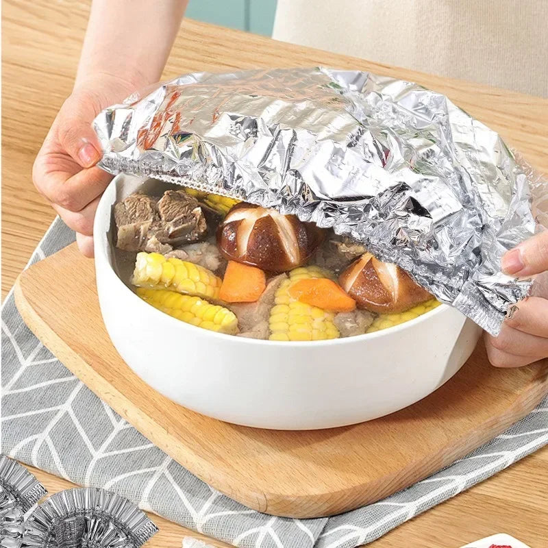Reusable Aluminum Foil Food Covers
