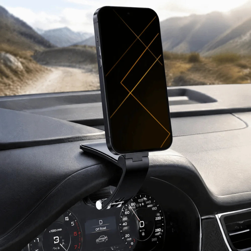 Magnetic Dashboard Car Phone Holder with Metal Ring