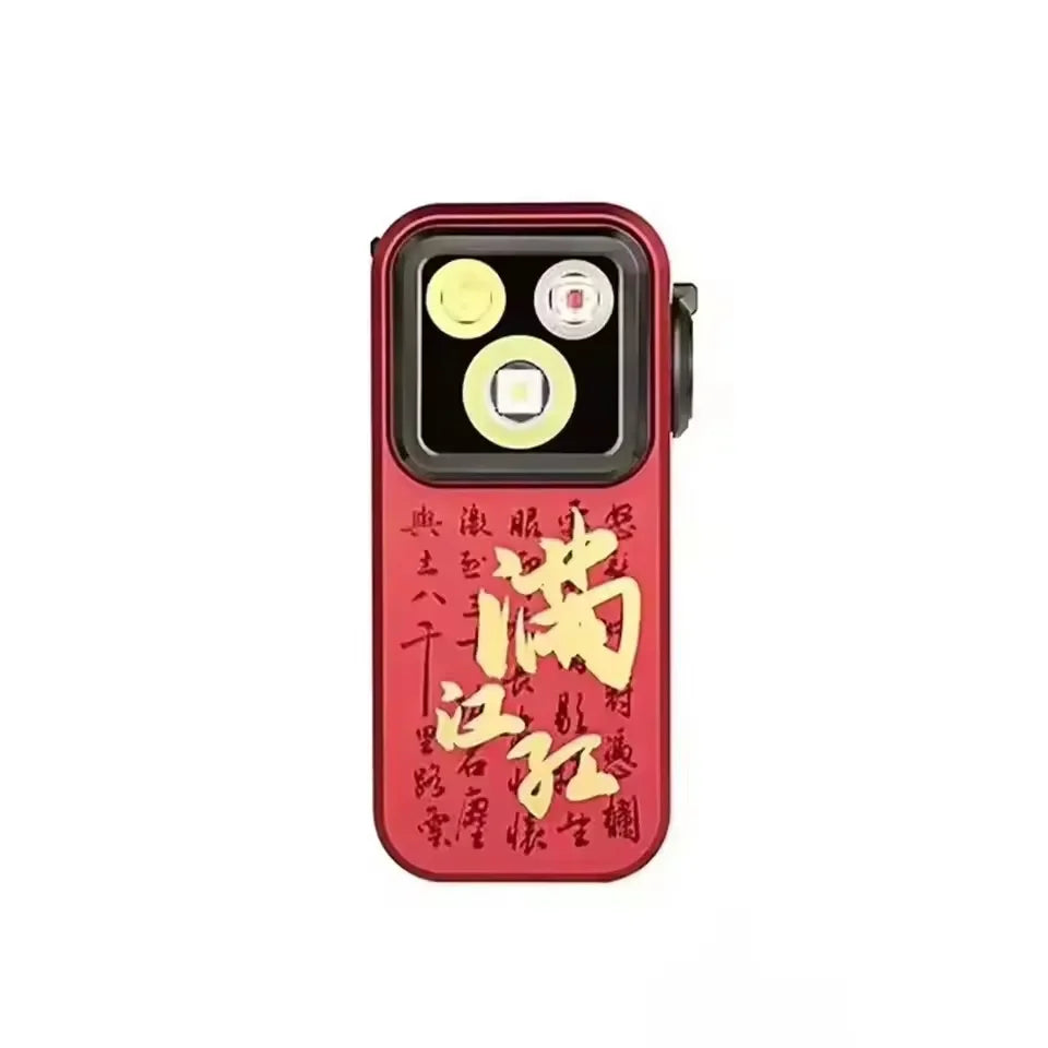 Mini Magnetic Clip-On LED Flashlight
