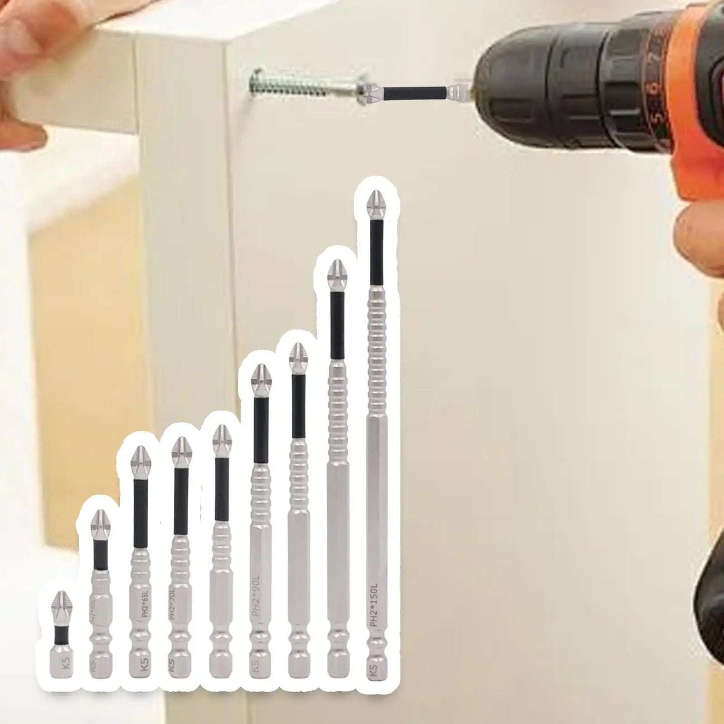 High Magnetic Screwdriver Drill Bit Set