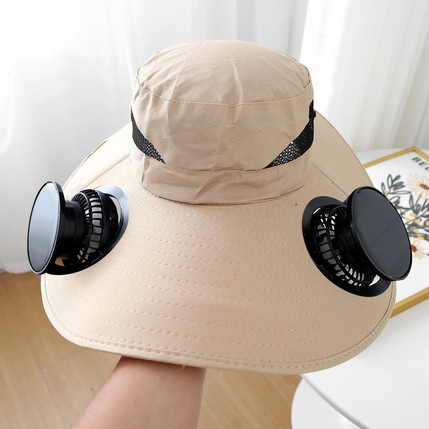 Solar Cooling Sun Hat