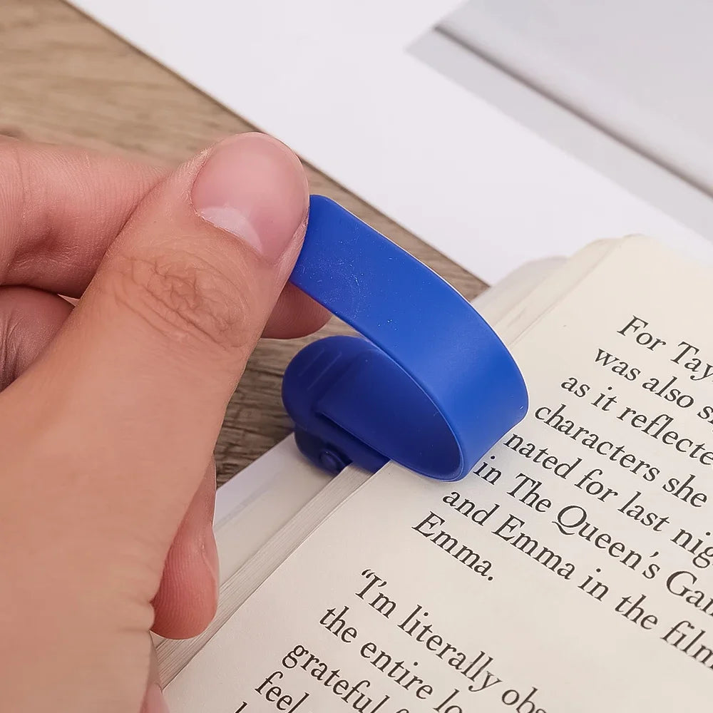 Silicone Bookmark Clips & Page Markers