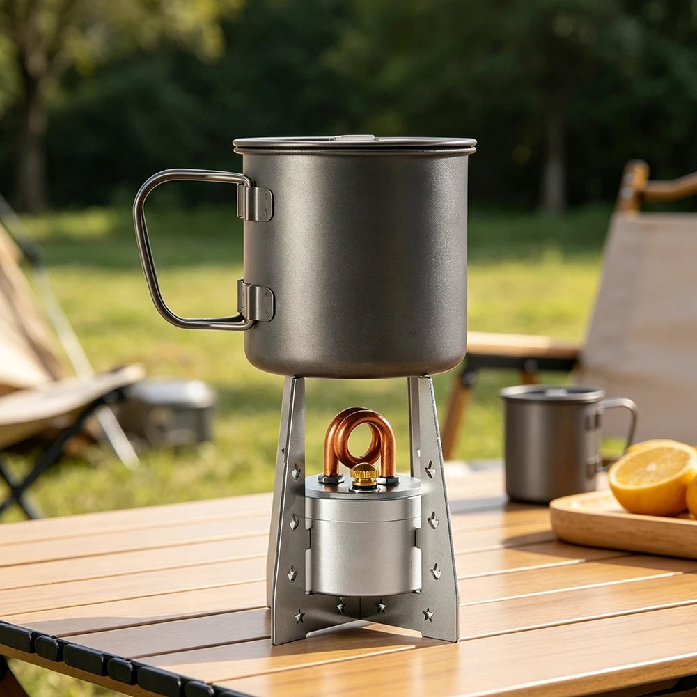 Portable Mini Alcohol Camping Stove (I1001)