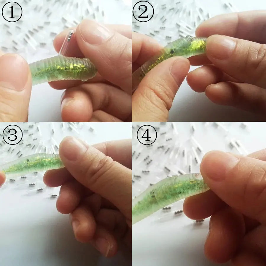 Fishing Glass Rattle Tubes Set β 100PCS