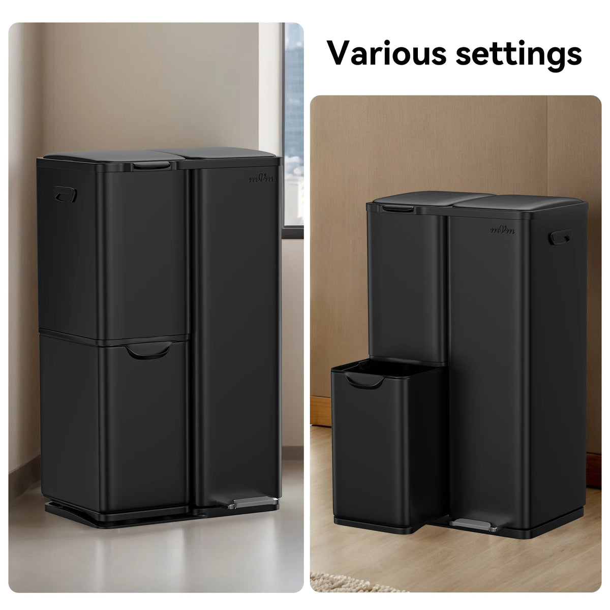 mVm 60L Sorting Trash Can