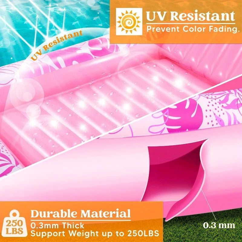 Inflatable Tanning Pool Lounger Float - US ONLY