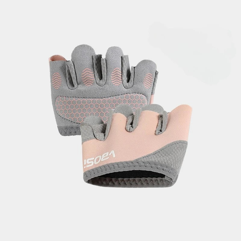 Four-Finger Non-Slip Fitness & Pilates Gloves