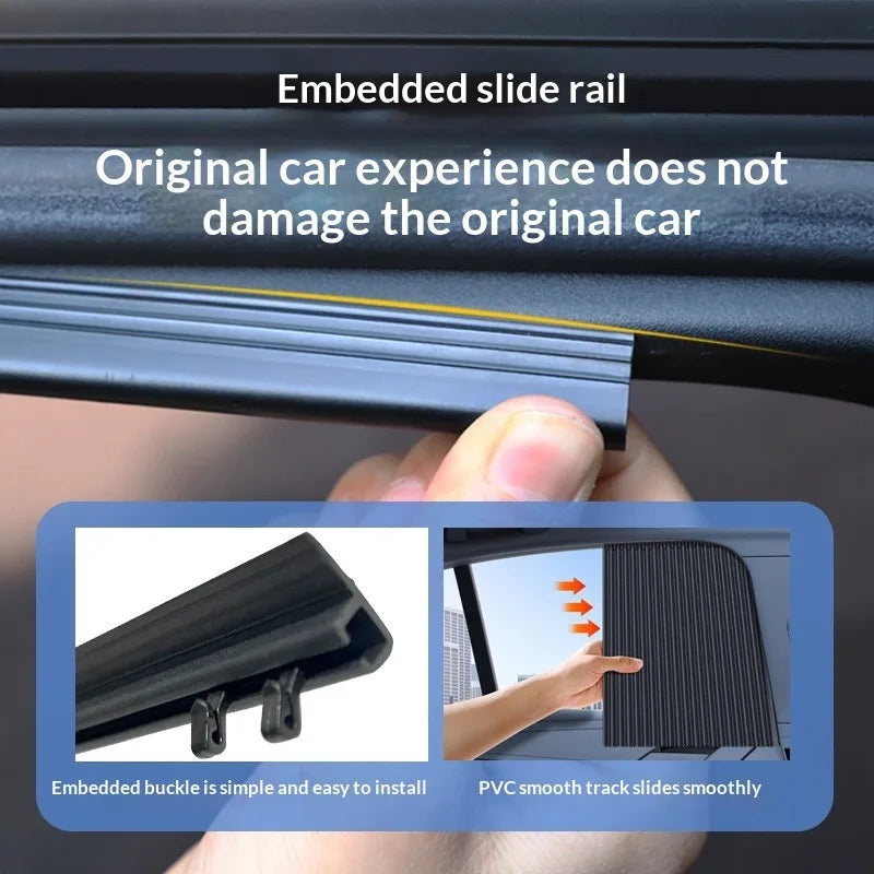Foldable Car Side Window Sun Shades (2/4 PCS)