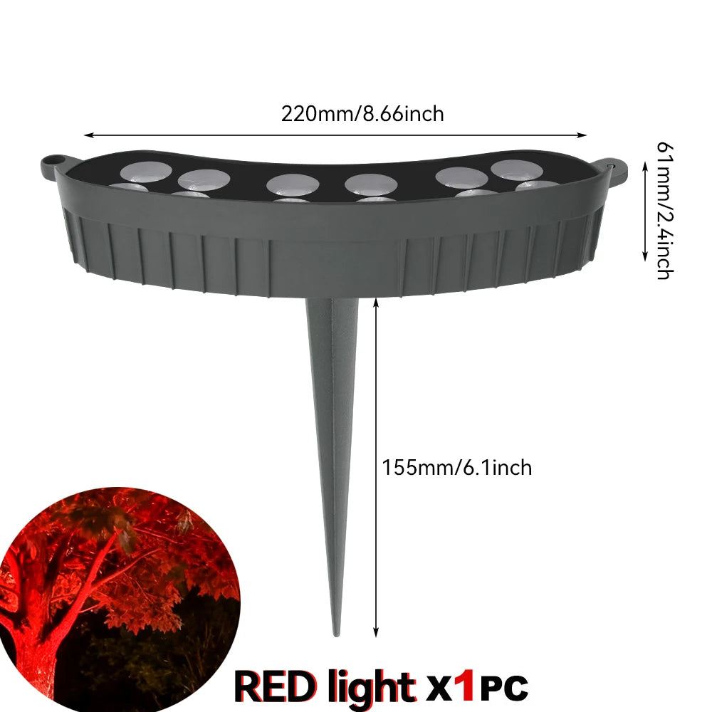 AC110Vβ265V LED Tree Ring Landscape Light