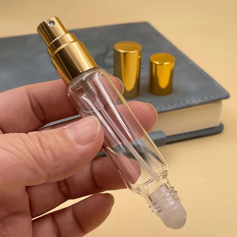 2-in-1 Perfume Spray & Roller Bottle