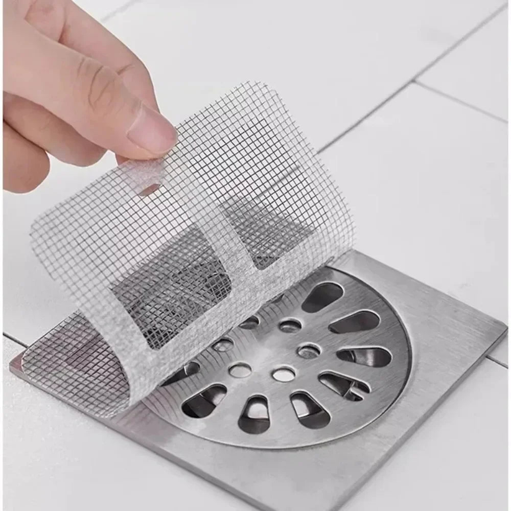 Disposable Drain Hair Catcher Mesh Stickers