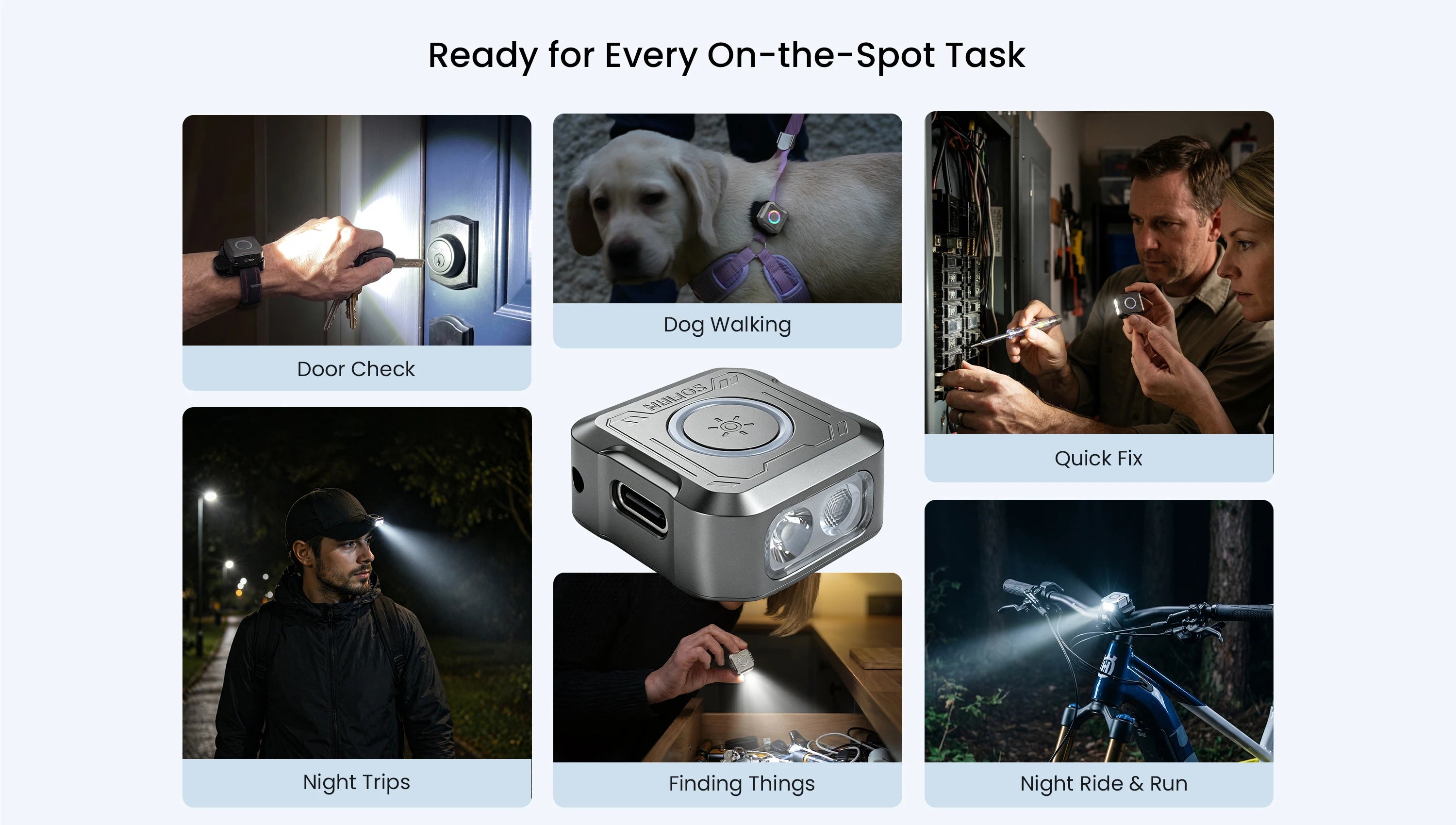 Mini EDC Pocket Flashlight 300LM