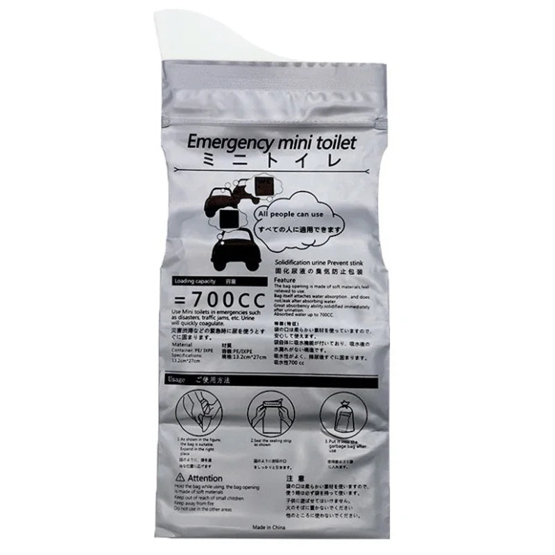 Portable Emergency Urine Bags (700ml) (I)