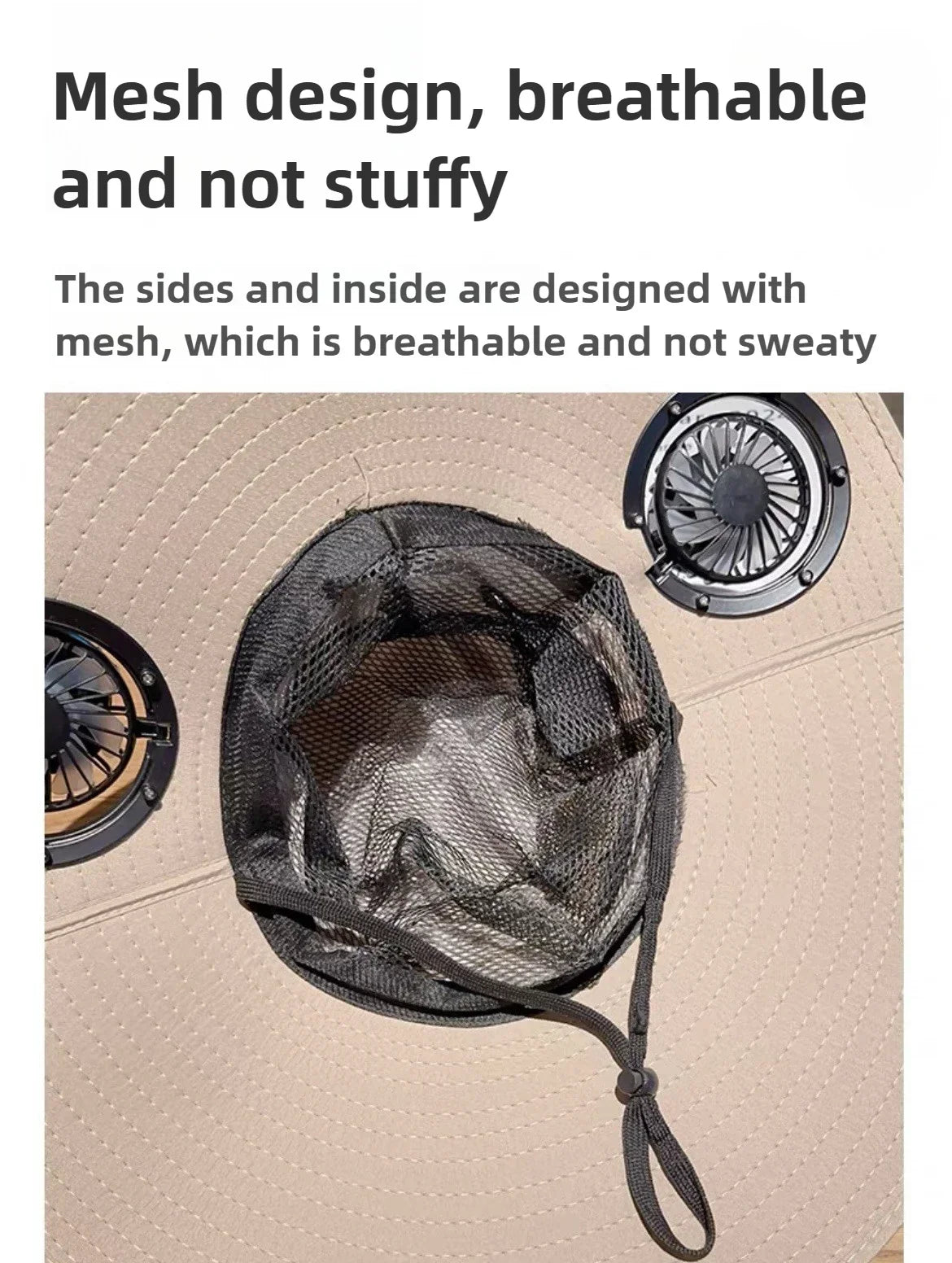 Solar Cooling Sun Hat