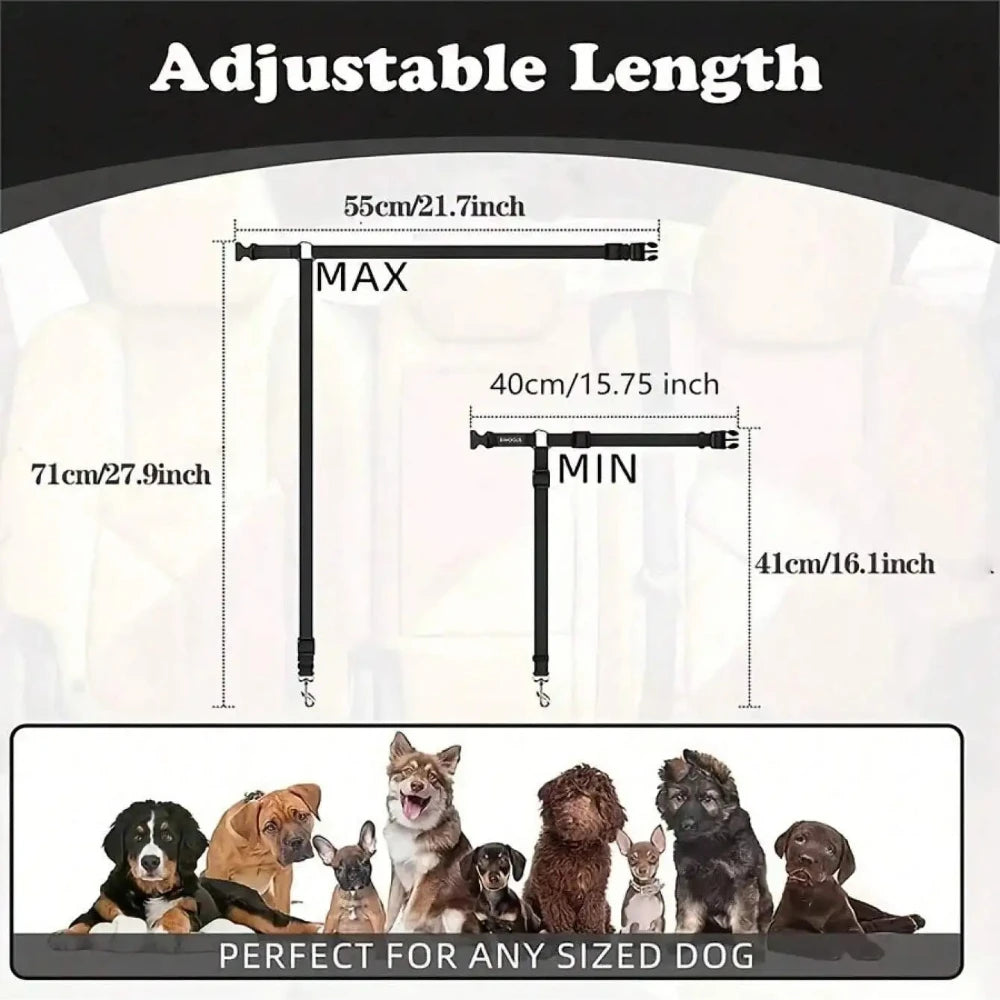 Adjustable Pet Car Seat Belt (T)