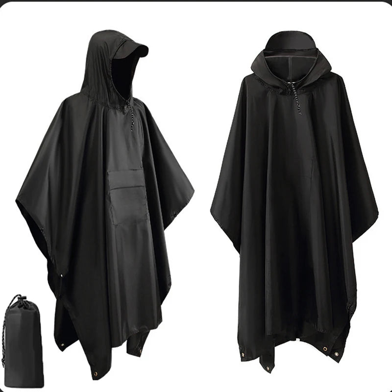 3-in-1 Military Rain Poncho Shelter