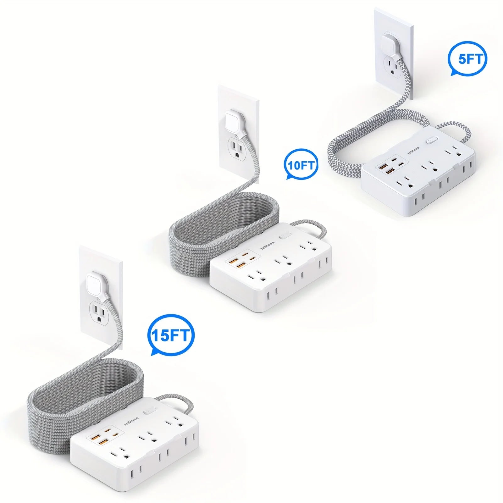 10-in-1 Desktop Power Strip with USB-C