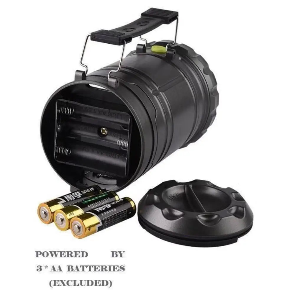Solar & Battery Emergency Portable LED Camping Lantern