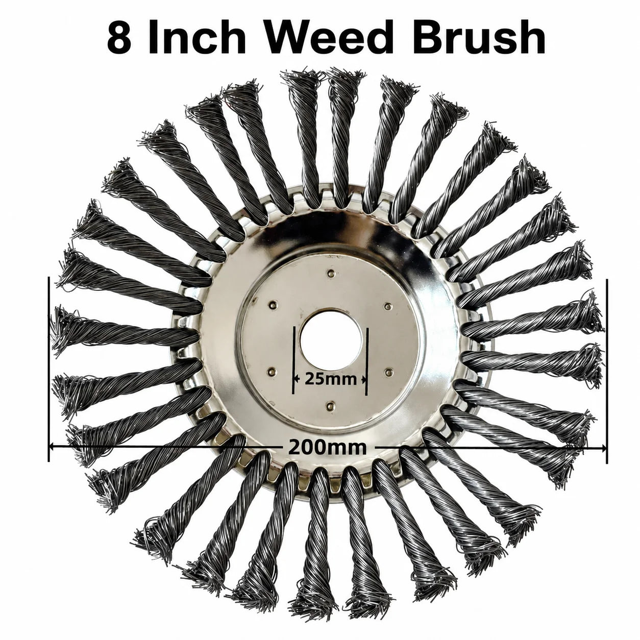6/8/10 Inch Steel Wire Weed Trimmer Head